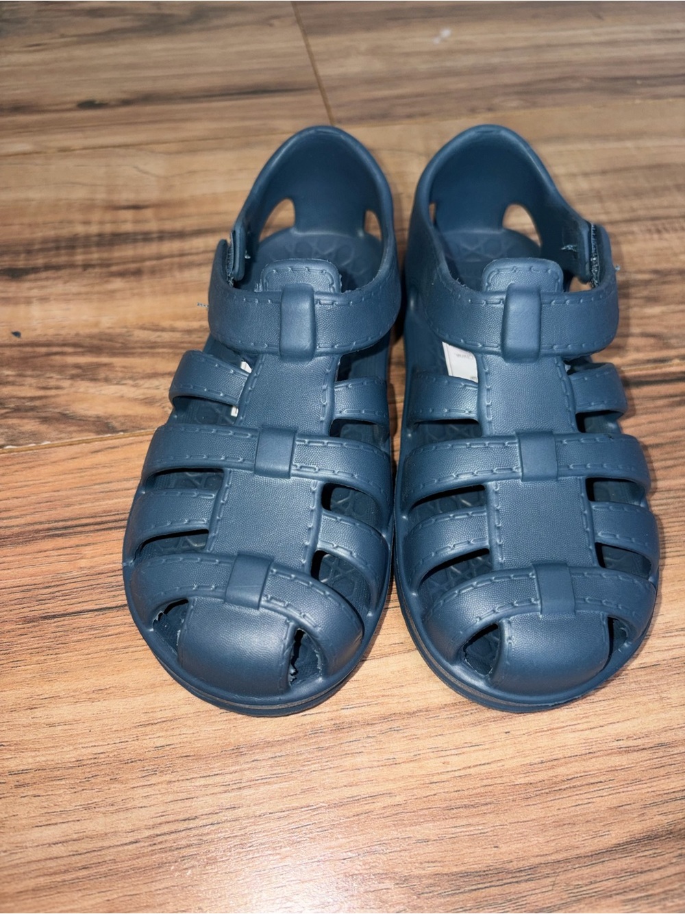 Lily & Dan Navy Lightweight Closed Toe Sandals 11/12 Boys NWOT